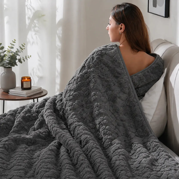 Couverture Lestée lunely™–Anti-Stress & Sommeil Profond