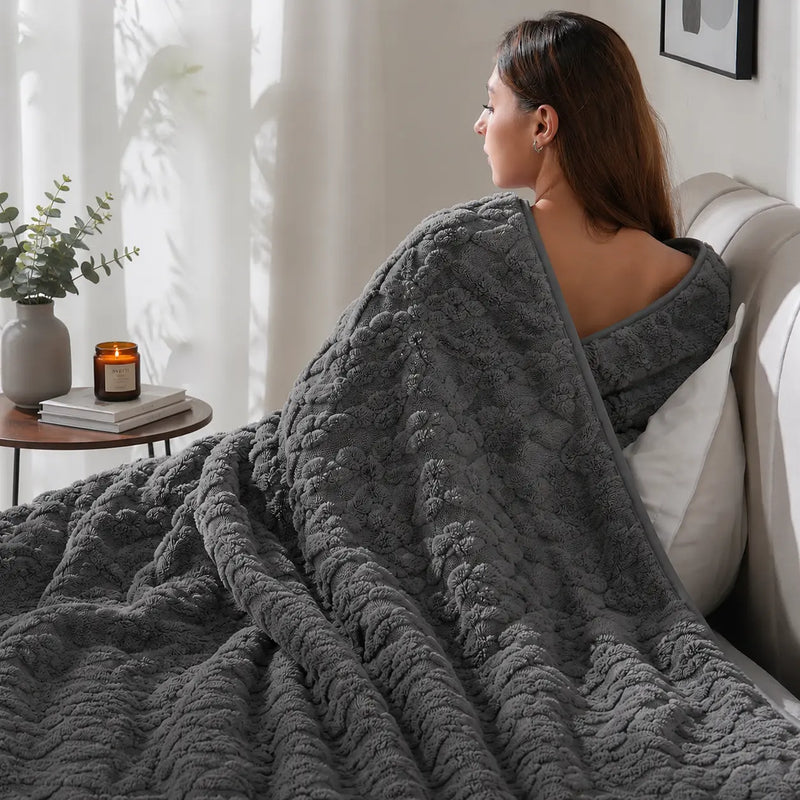 Couverture Lestée lunely™–Anti-Stress & Sommeil Profond