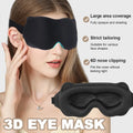 Masque de Sommeil 3D Lunely™ – Obscurité Totale & Confort Mémoire de Forme