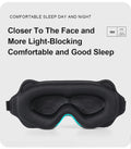 Masque de Sommeil 3D Lunely™ – Obscurité Totale & Confort Mémoire de Forme