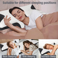 Oreiller ergonomique lunely™–Ergonomie 2-en-1 & Sommeil Profond