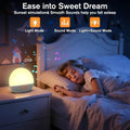 Simulateur d'Aube Lunely™–Réveil Lumineux, Bruit Blanc & 30 Sons Naturels