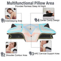 Oreiller ergonomique lunely™–Ergonomie 2-en-1 & Sommeil Profond